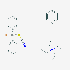 Ethanamine, N,N,N-triethyl-, (TB-5-12)-bromotriphenyl(thiocyanato-N)stannate(1-)