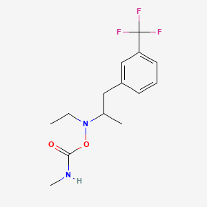 N-Ethyl-alpha-methyl-N-(((methylamino)carbonyl)oxy)-3-(trifluoromethyl)benzeneethanamine