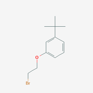 molecular formula C12H17BrO B1519215 1-(2-Bromoethoxy)-3-tert-butylbenzene CAS No. 1099115-94-2