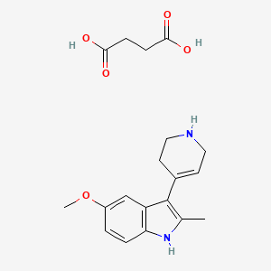 1H-Indole, 5-methoxy-2-methyl-3-(1,2,3,6-tetrahydro-4-pyridinyl)-, succinate