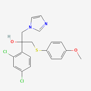 2-(2,4-Dichlorophenyl)-1-(imidazol-1-yl)-3-(4-methoxyphenylthio)-2-propanol