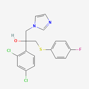 2-(2,4-Dichlorophenyl)-3-(4-fluorophenylthio)-1-(imidazol-1-yl)-2-propanol