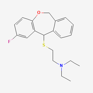 2-Fluoro-11-(2-(diethylamino)ethyl)thio-6,11-dihydrodibenz(b,e)oxepin