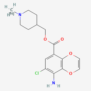 (1-(111C)methylpiperidin-4-yl)methyl 5-amino-6-chloro-1,4-benzodioxine-8-carboxylate