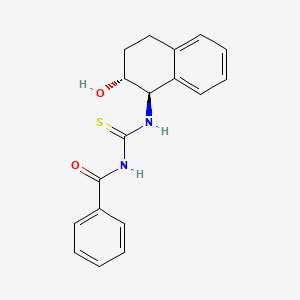 Benzamide, N-(((2-hydroxy-1,2,3,4-tetrahydro-1-naphthalenyl)amino)thioxomethyl)-, (E)-