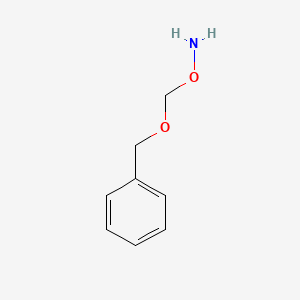 molecular formula C8H11NO2 B1519255 O-[(benzyloxy)methyl]hydroxylamine CAS No. 895588-70-2
