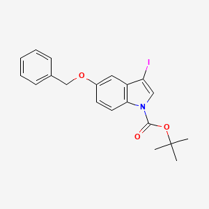 5-Benzyloxy-3-iodoindole-1-carboxylic acid tert-butyl ester