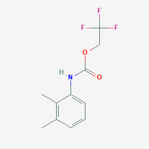 molecular formula C11H12F3NO2 B1519272 2,2,2-三氟乙基 2,3-二甲基苯基氨基甲酸酯 CAS No. 1087788-57-5