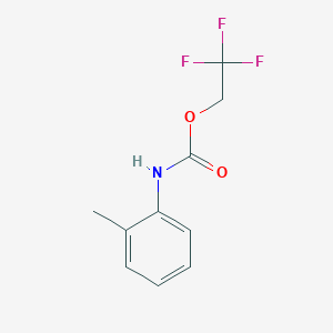 molecular formula C10H10F3NO2 B1519284 2,2,2-三氟乙基 N-(2-甲苯基)氨基甲酸酯 CAS No. 1087788-64-4