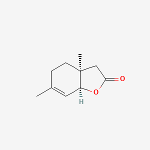 (3aS,7aS)-3a,6-Dimethyl-3a,4,5,7a-tetrahydro-1-benzofuran-2(3H)-one