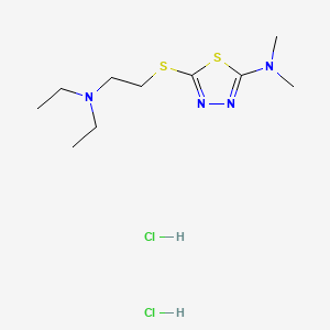 N,N-Diethyl-2-(5-dimethylamino-1,3,4-thiadiazol-2-ylthio)ethylamine dihydrochloride