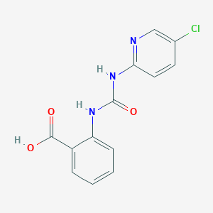 molecular formula C13H10ClN3O3 B1519294 2-{[(5-Chloropyridin-2-yl)carbamoyl]amino}benzoic acid CAS No. 1146289-92-0