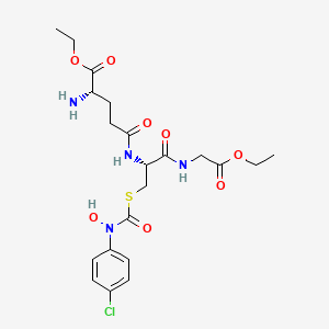 S-(N-p-Chlorophenyl-N-hydroxycarbamoyl)glutathione diethyl ester