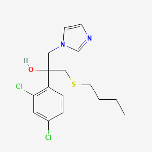 alpha-((Butylthio)methyl)-alpha-(2,4-dichlorophenyl)-1H-imidazole-1-ethanol