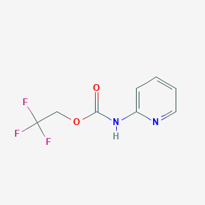 molecular formula C8H7F3N2O2 B1519298 2,2,2-trifluoroethyl N-(pyridin-2-yl)carbamate CAS No. 1087788-75-7