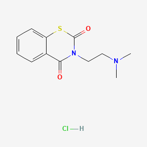 2H-1,3-Benzothiazine-2,4(3H)-dione, 3-(2-(dimethylamino)ethyl)-, hydrochloride