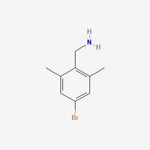 B1519300 (4-Bromo-2,6-dimethylphenyl)methanamine CAS No. 1114822-90-0