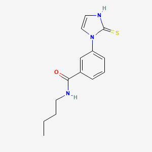 N-butyl-3-(2-sulfanylidene-2,3-dihydro-1H-imidazol-1-yl)benzamide