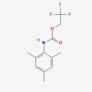 molecular formula C12H14F3NO2 B1519307 2,2,2-Trifluoroethyl mesitylcarbamate CAS No. 1087788-81-5