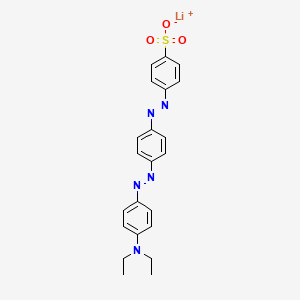 Lithium p-((p-((p-(diethylamino)phenyl)azo)phenyl)azo)benzenesulphonate