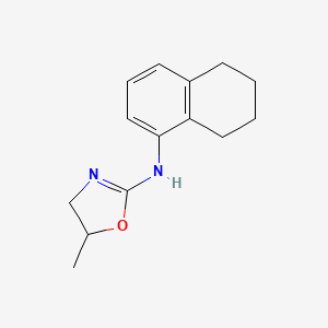 5-Methyl-2-(5,6,7,8-tetrahydro-1-naphthylamino)-2-oxazoline