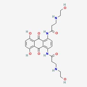 5,8-Bis((2-hydroxyethylamino)propionamido)-1,4-dihydroxyanthracene-9,19-dione