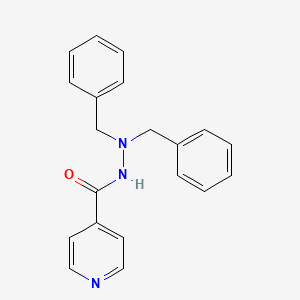 Isonicotinic acid, 2,2-dibenzylhydrazide