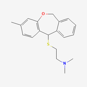 3-Methyl-11-(2-(dimethylamino)ethyl)thio-6,11-dihydrodibenz(b,e)oxepin