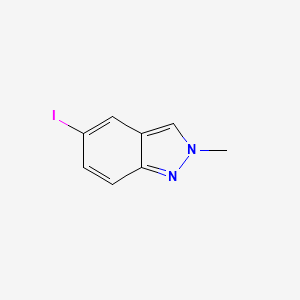 molecular formula C8H7IN2 B1519343 5-碘-2-甲基-2H-吲唑 CAS No. 1150617-94-9