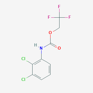 molecular formula C9H6Cl2F3NO2 B1519347 2,2,2-trifluoroethyl N-(2,3-dichlorophenyl)carbamate CAS No. 1087797-90-7