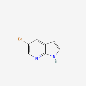 molecular formula C8H7BrN2 B1519350 5-bromo-4-methyl-1H-pyrrolo[2,3-b]pyridine CAS No. 1150617-52-9