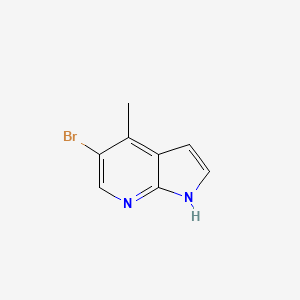 B1519350 5-bromo-4-methyl-1H-pyrrolo[2,3-b]pyridine CAS No. 1150617-52-9