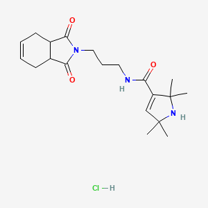 N-(3-(2,2,5,5-Tetramethyl-3-pyrroline-3-carbonyl)aminopropyl)phthalimide hydrochloride