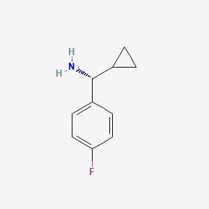 B1519356 (R)-cyclopropyl(4-fluorophenyl)methanamine CAS No. 473732-87-5