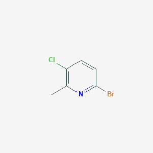 molecular formula C6H5BrClN B1519370 6-溴-3-氯-2-甲基吡啶 CAS No. 944317-27-5