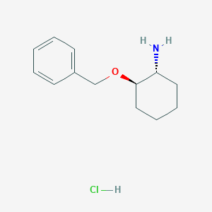 molecular formula C13H20ClNO B1519377 (1R,2R)-2-(苄氧基)环己胺盐酸盐 CAS No. 1010811-75-2