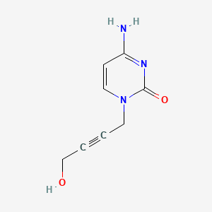 (4-Hydroxy-2-butyn)cytosine