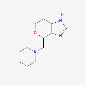 Pyrano(3,4-d)imidazole, 1,4,6,7-tetrahydro-4-(1-piperidinylmethyl)-