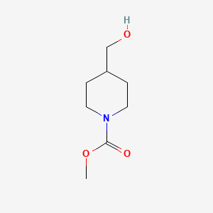 molecular formula C8H15NO3 B1519383 Methyl 4-(hydroxymethyl)piperidine-1-carboxylate CAS No. 916078-39-2
