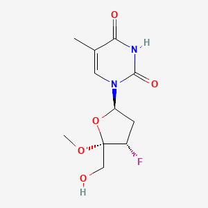 3'-Deoxy-3'-fluoro-4'-methoxythymidine