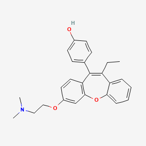 Phenol, p-(7-(2-(dimethylamino)ethoxy)-11-ethyldibenz(b,f)oxepin-10-yl)-