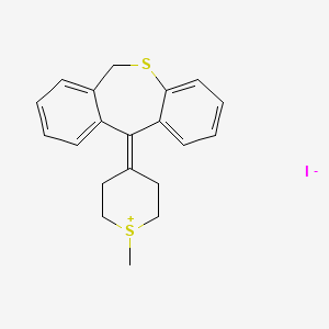 4-(6,11-Dihydrodibenzo(b,e)thiepin-11-ylidene)-1-methyltetrahydrothiopyranium iodide