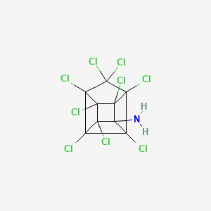 1,2,3,5,6,7,8,9,9-Nonachloropentacyclo[4.3.0.02,5.03,8.04,7]nonan-4-amine