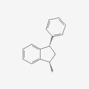 1-Methyl-3-phenylindane, cis-