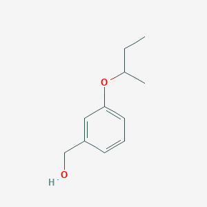 molecular formula C11H16O2 B1519415 (3-Sec-butoxyphenyl)methanol CAS No. 915920-70-6