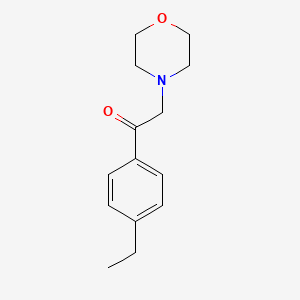 molecular formula C14H19NO2 B1519418 1-(4-Ethylphenyl)-2-(morpholin-4-yl)ethan-1-one CAS No. 1152887-92-7