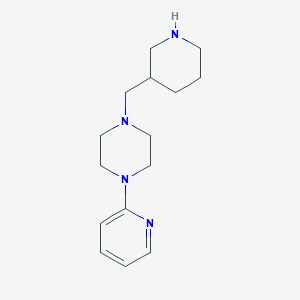 molecular formula C15H24N4 B1519427 1-(Piperidin-3-ylmethyl)-4-(pyridin-2-yl)piperazine CAS No. 896054-31-2