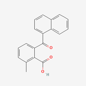 2-Methyl-6-(1-naphthoyl)benzoic acid