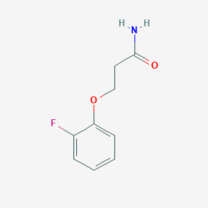 molecular formula C9H10FNO2 B1519442 3-(2-氟苯氧基)丙酰胺 CAS No. 1097829-72-5