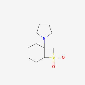 1-(7,7-Dioxido-7-thiabicyclo(4.2.0)oct-1-yl)pyrrolidine